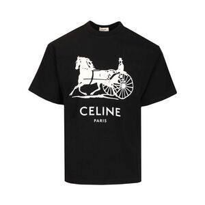 Celine Men Cotton Jersey T-Shirt